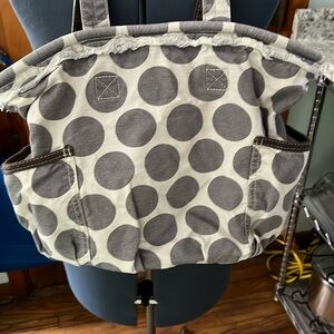 Thirty-one Metro retro grey dot handbag/purse ￼